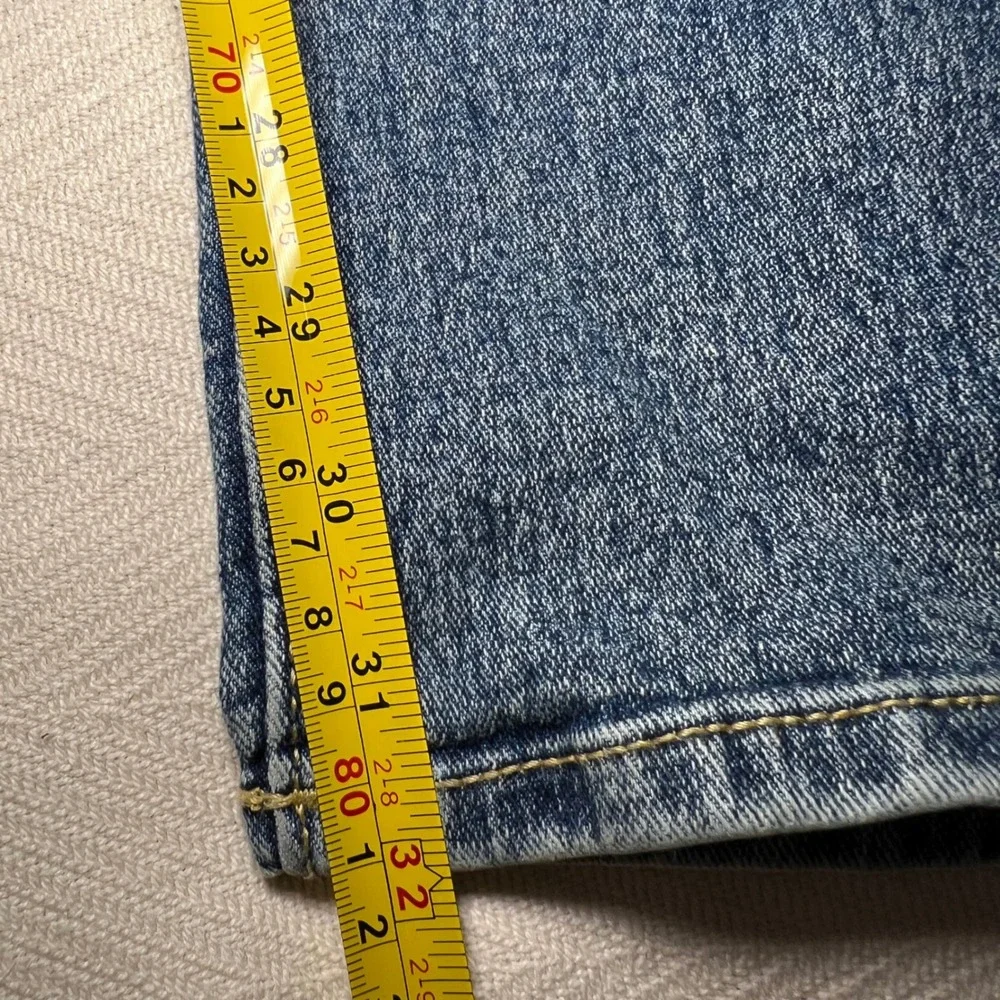 True Religion Ricky Relaxed Straight Jeans Mens 40 Medium Wash Blue Denim